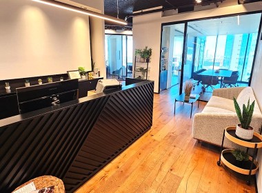 202 מ"ר משרדים להשכרה במגדל מפואר בבורסה, קרובים לרכבות